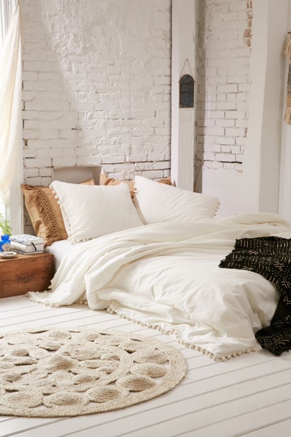 Magical Thinking Pom Fringe Duvet Cover Urban Outfitters
