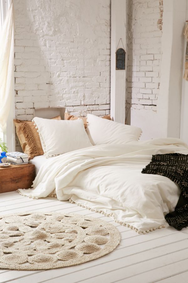 Magical Thinking Pom Fringe Duvet Cover Urban Outfitters