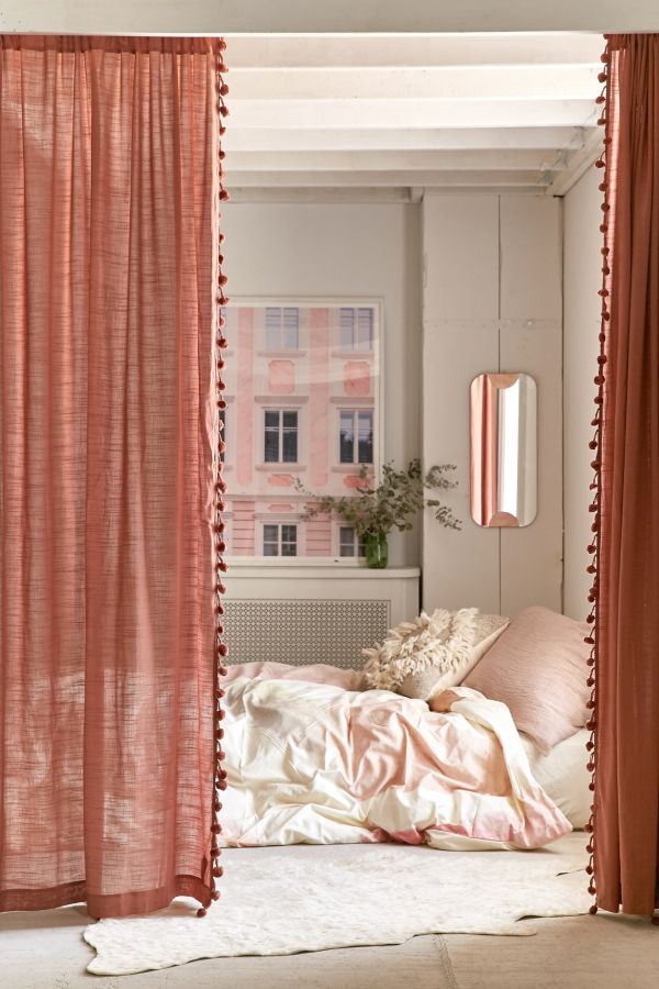 Pompom Curtain Urban Outfitters
