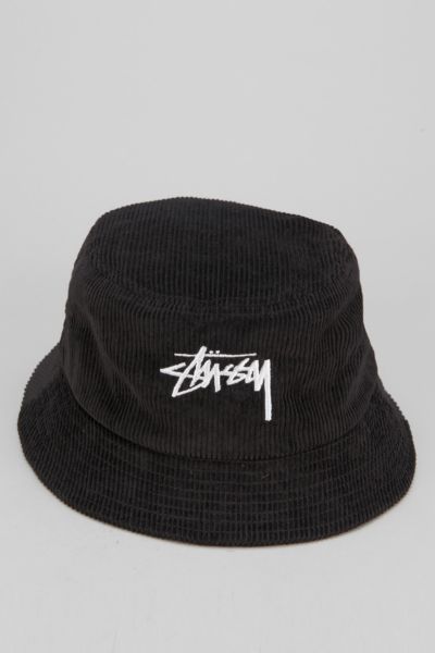 stussy cord bucket hat