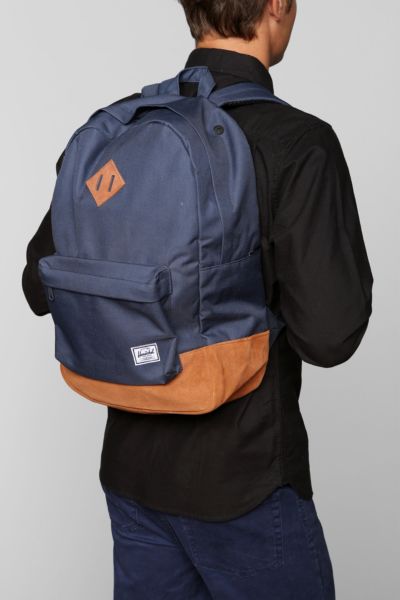 herschel suede backpack