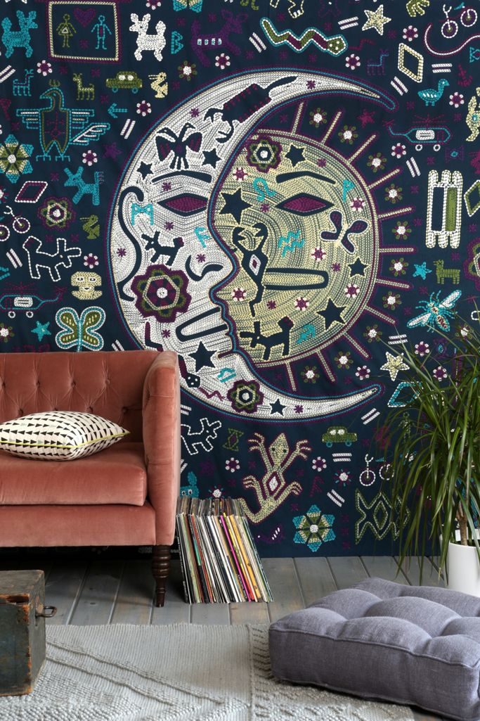 Magical Thinking Mystic Folk Tapestry Urban Outfitters