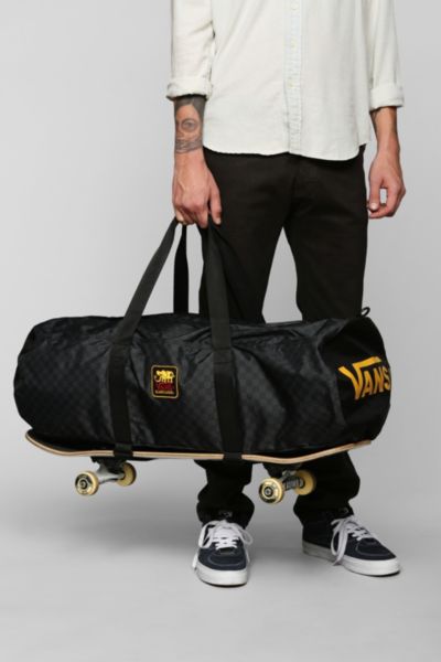 vans checkered duffle bag