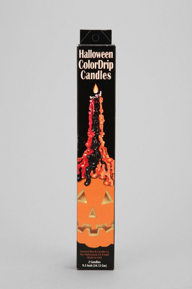 Halloween ColorDrip Candle Set Of 2 Urban Outfitters