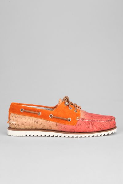 sperry cork boat shoes