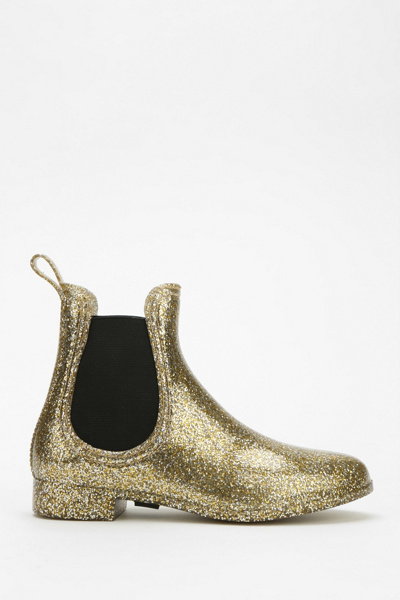 glitter chelsea rain boots
