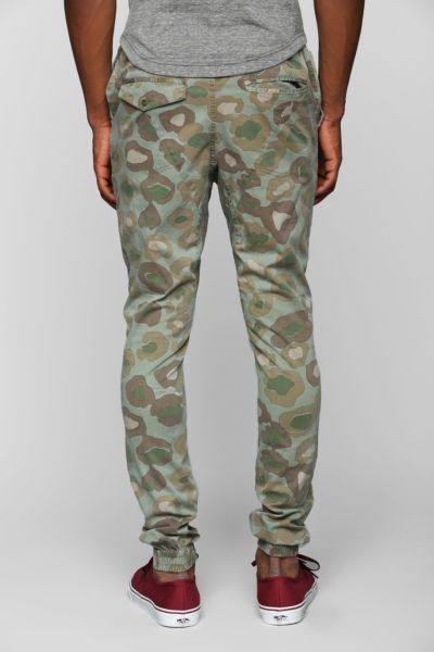 camo chino joggers
