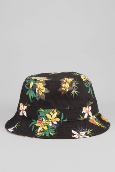 obey floral bucket hat