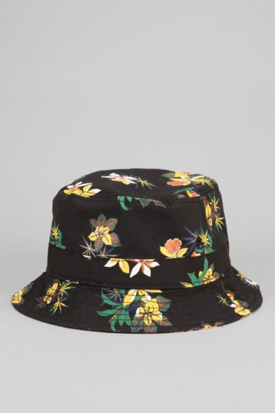 obey floral bucket hat