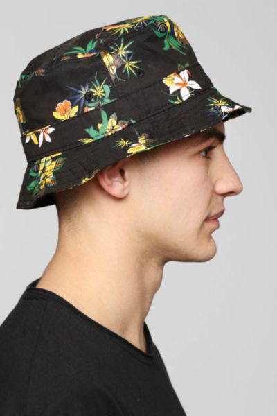 obey floral bucket hat