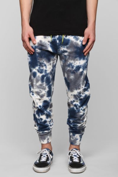 tie dye joggers mens