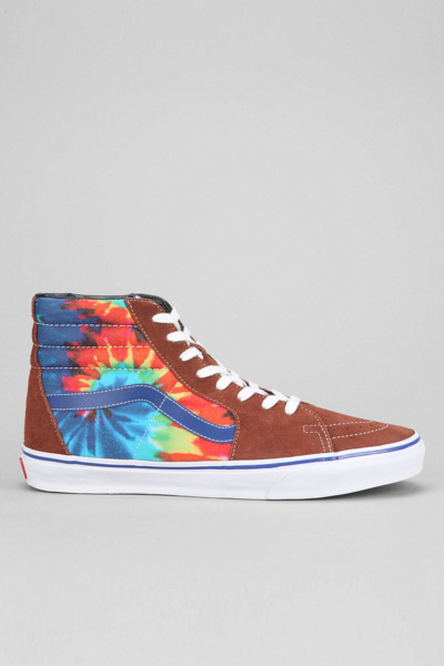 tie dye high top vans