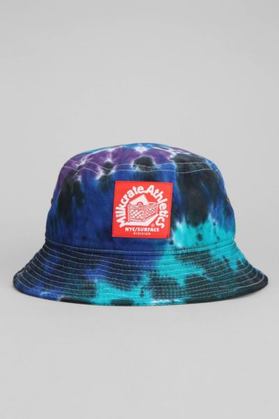 milkcrate athletics tie dye bucket hat