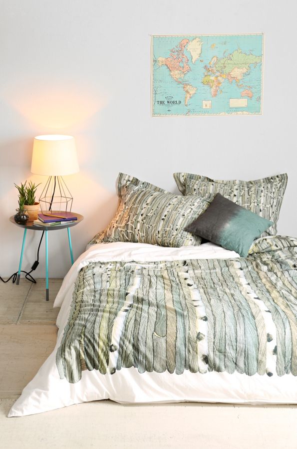 Anna Emilia Birch Tree Sham Set Of 2 Urban Outfitters