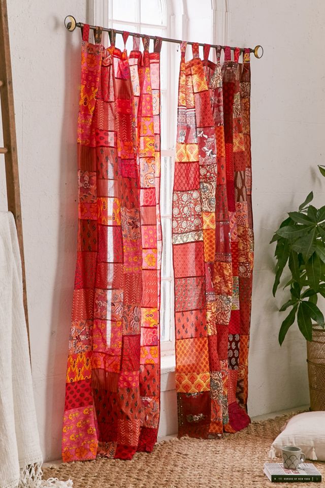 Magical Thinking Patchwork Curtain Urban Outfitters