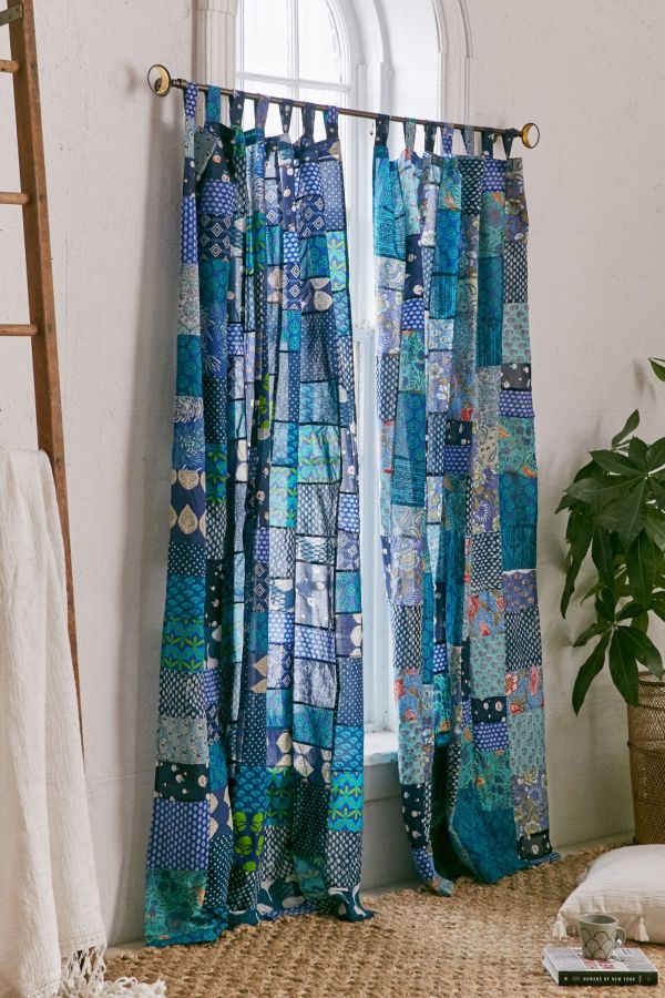 Magical Thinking Patchwork Curtain Urban Outfitters