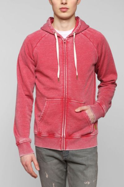 youth red zip up hoodie