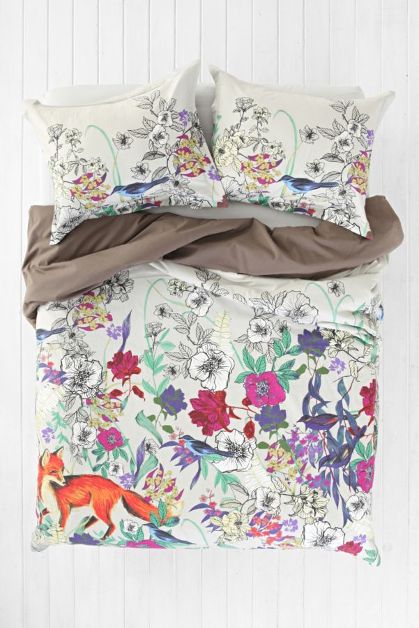 Plum Bow Forest Critter Duvet Cover Urban Outfitters