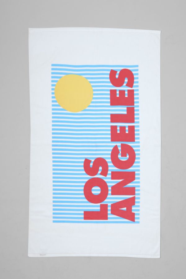 Sisters Of La Los Angeles Beach Towel Urban Outfitters