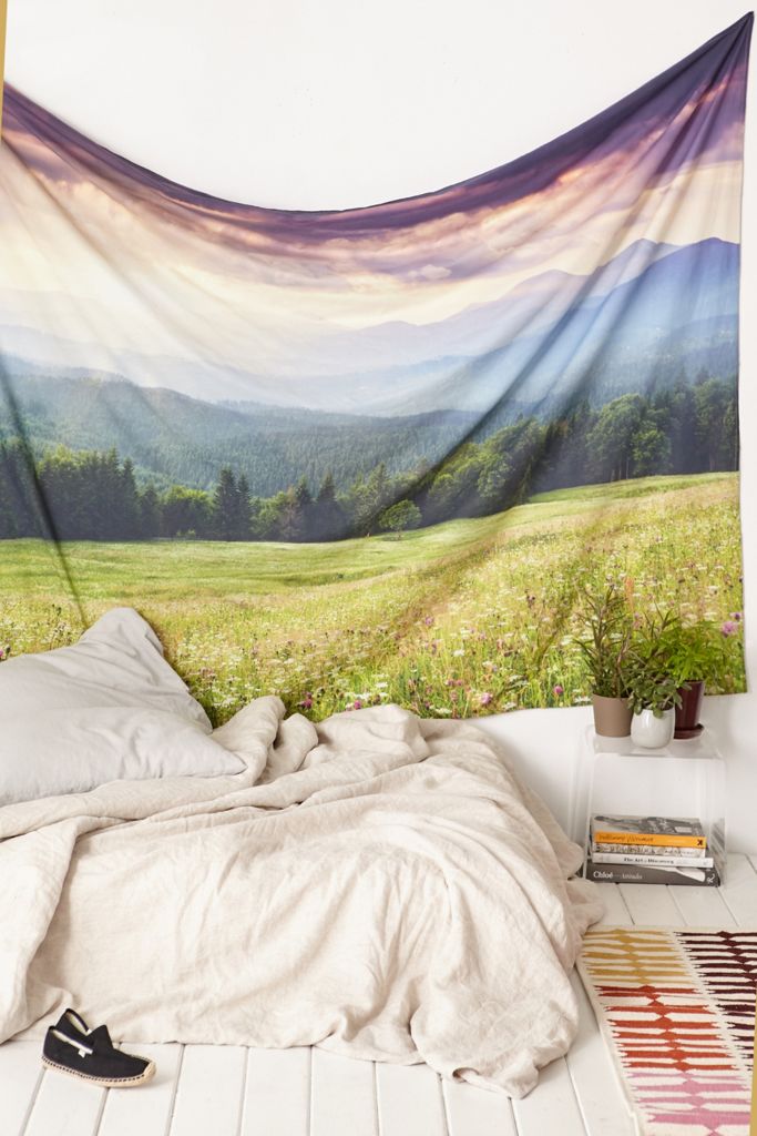 Plum Bow Purple Mountain Tapestry Urban Outfitters