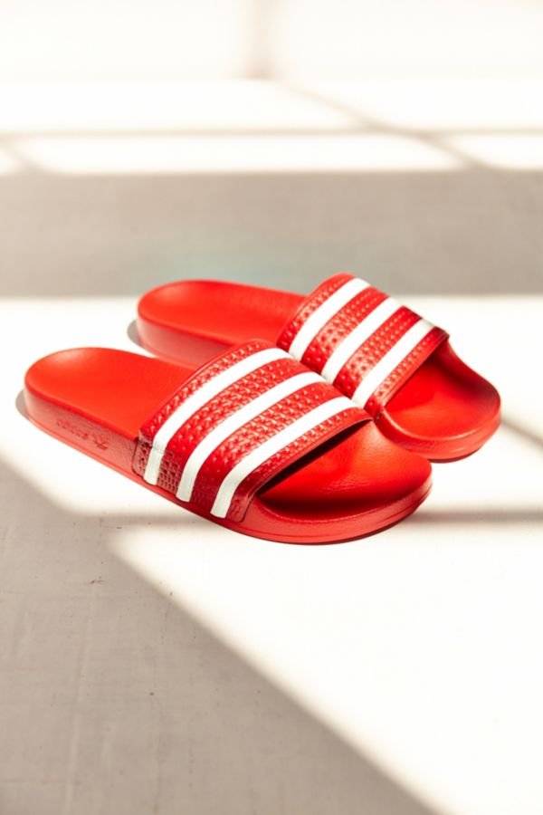 adidas Originals Adilette Scarlet Slide | Urban Outfitters