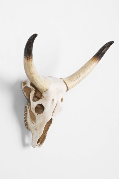 plastic deer skull