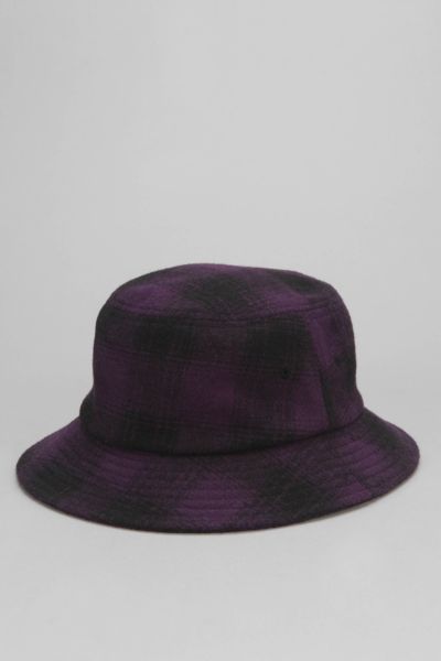 stussy plaid bucket hat