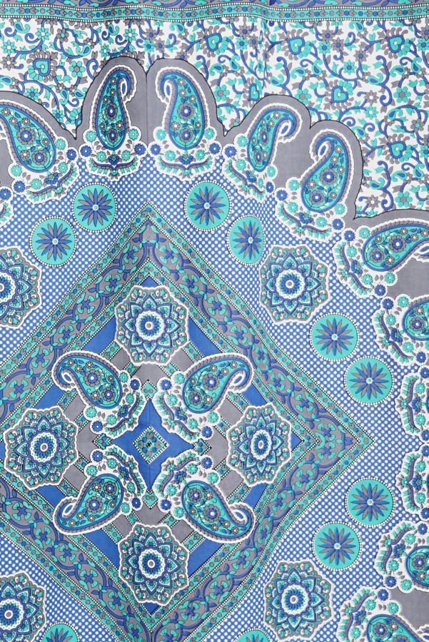 Magical Thinking Echo Diamond Tapestry Shower Curtain Urban