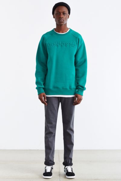 adidas originals premium fleece crewneck sweatshirt