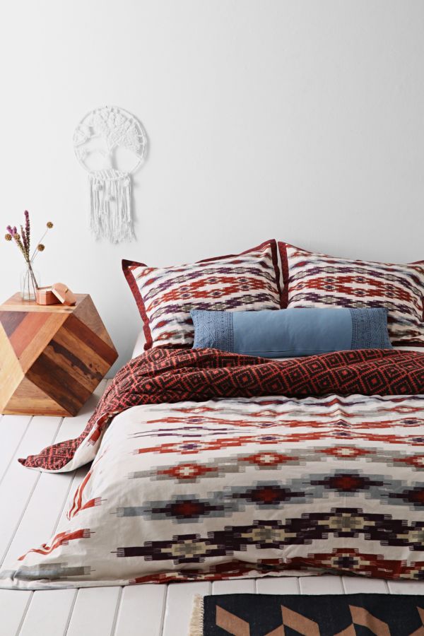 4040 Locust Asher Ikat Duvet Cover Urban Outfitters