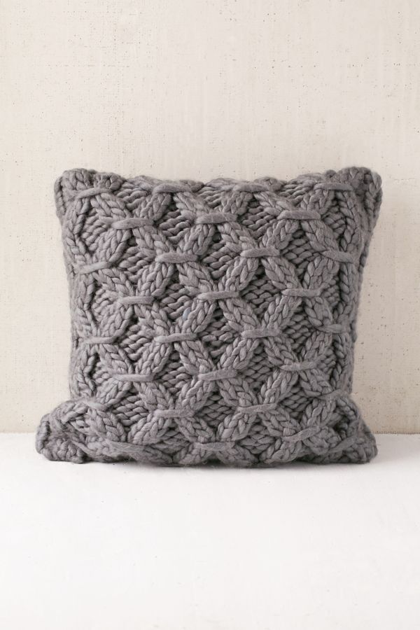 CableKnit Pillow Urban Outfitters