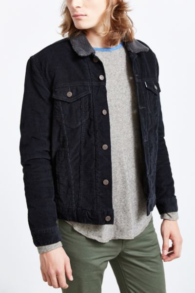 black corduroy levi jacket