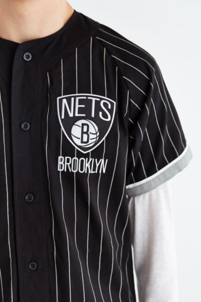 brooklyn nets baseball jersey