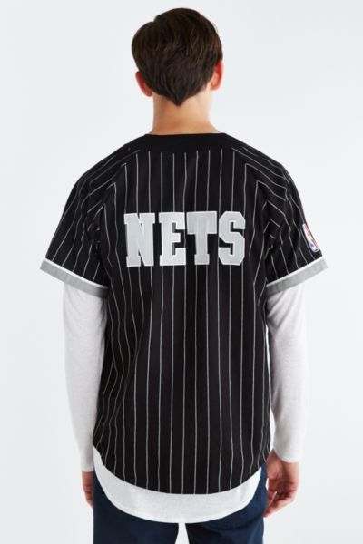 brooklyn nets baseball shirt