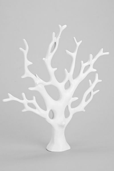 coral jewelry tree