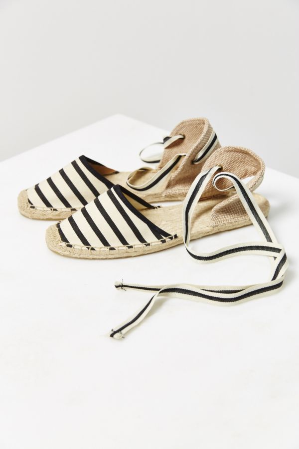 Soludos Classic Canvas Stripe Espadrille Sandal | Urban Outfitters Canada