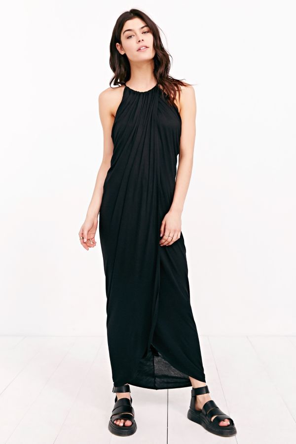 Silence Noise Grecian Draped Maxi Dress Urban Outfitters