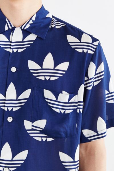 adidas button down shirt