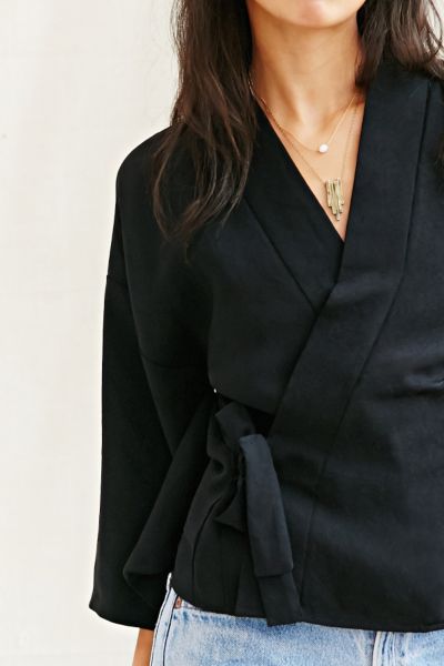 wrap kimono jacket