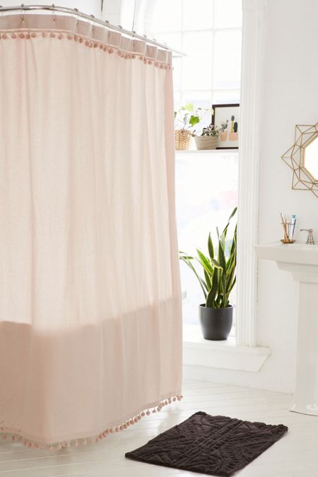 Pink Bath Towels Shower Curtains On Sale Urban Outfitters