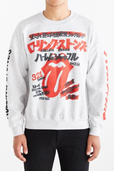 rolling stones crewneck sweatshirt