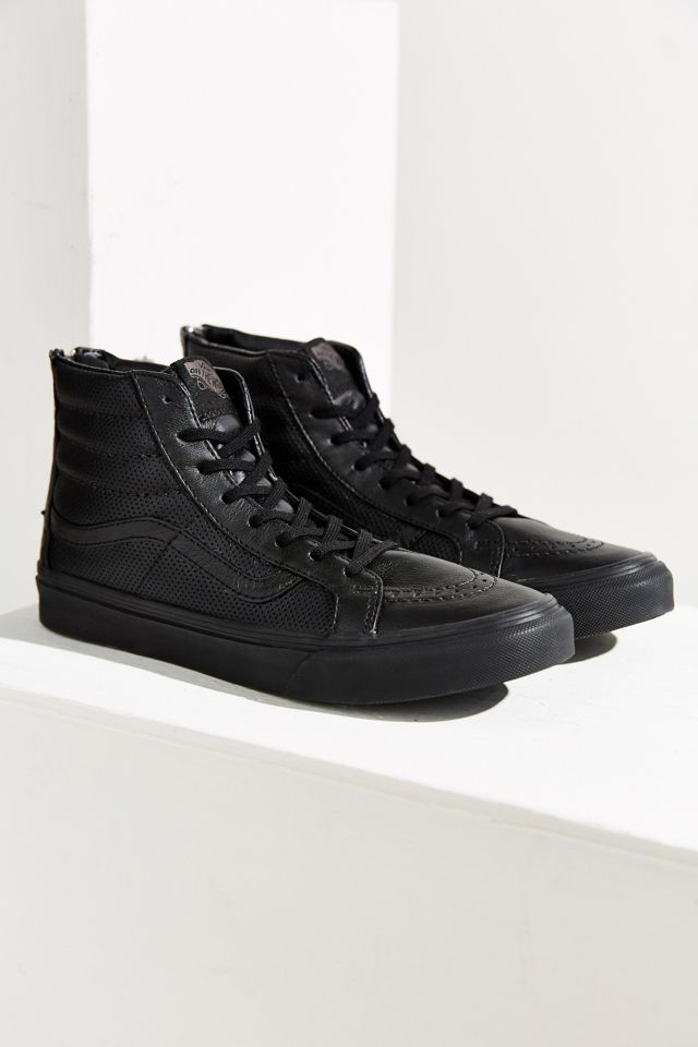 alexa perforated zip sneaker
