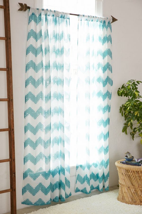 Magical Thinking Geo Chevron Gauze Curtain Urban Outfitters