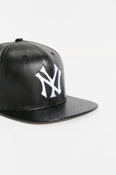 leather ny yankees cap