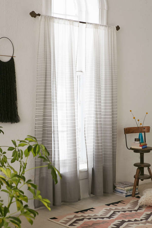 Assembly Home Diamond Fade Curtain | Urban Outfitters