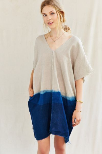 linen sack dress