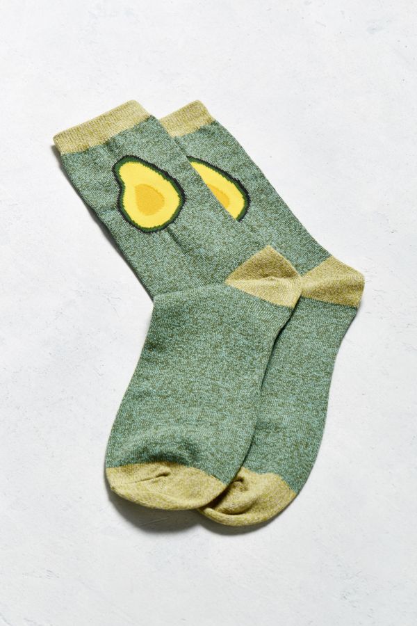 Avocado Halves Sock | Urban Outfitters