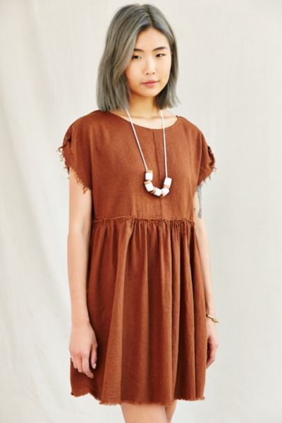 linen babydoll dress