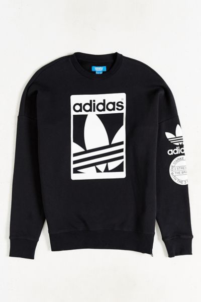 adidas originals box trefoil graphic sweatshirt