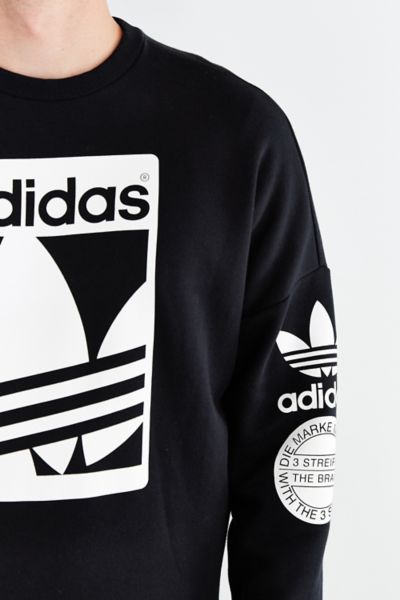adidas originals box trefoil graphic sweatshirt